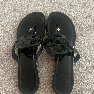 Tory Burch Black Miller Sandals